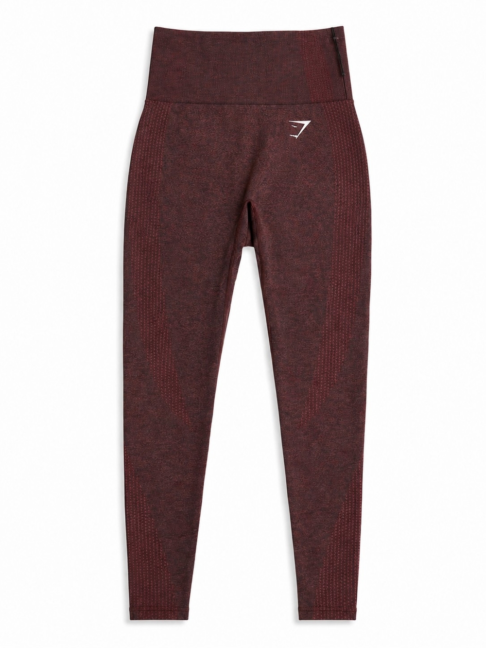 NWT Gymshark Vital Boost Seamless Leggings Cherry Brown Marl Size S